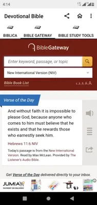 Devotional Bible android App screenshot 5